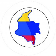 Badge 25mm COLOMBIE
