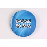 Badge 59 mm 100% personnalisé