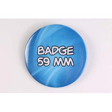 Badge 59 mm 100% personnalisé