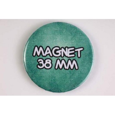 Magnet 38 mm 100% personnalisé