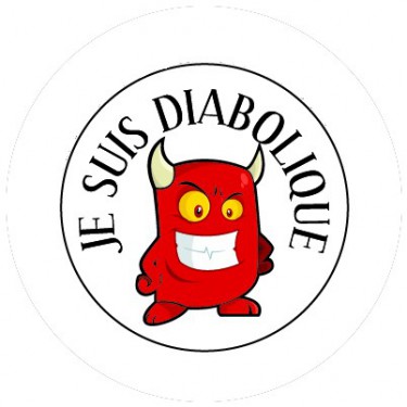 Badge 25mm Diabolique BADGESAGOGO.FR - Badge 25mm Diabolique