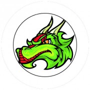 Badge 25mm Dragon