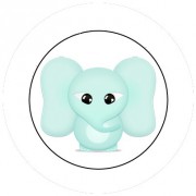 Badge 25mm Elephant bébé