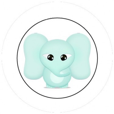 BADGESAGOGO.FR - Badge 25mm Elephant bébé