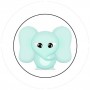 BADGESAGOGO.FR - Badge 25mm Elephant bébé
