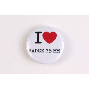 Badge 25mm I LOVE