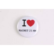 Magnet 25mm I LOVE