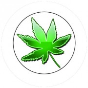 Badge 25mm Cannabis