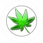 BADGESAGOGO.FR - Badge 25mm Cannabis