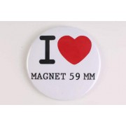Magnet 59 mm I LOVE