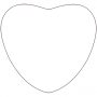 Mug personnalisé avec une photo en forme de coeur