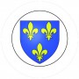 BADGESAGOGO.FR - Badge 25mm Blason FRANCE