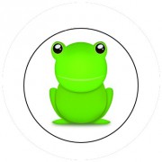 Badge 25mm Grenouille