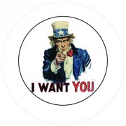 Badge 25mm I want you