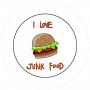 BADGESAGOGO.FR - Badge 25mm Junk food