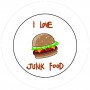 BADGESAGOGO.FR - Badge 25mm Junk food