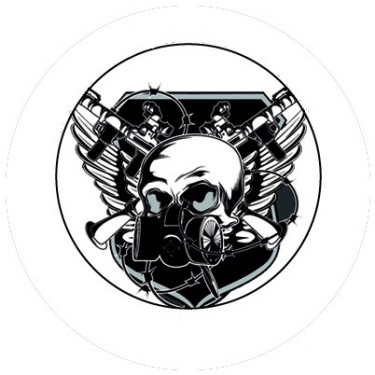 BADGESAGOGO.FR - Badge 25mm Masque gaz