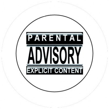 BADGESAGOGO.FR - Badge 25mm Parental advisory