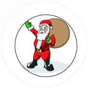 Badge 25mm Pere noel