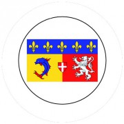 Badge 25mm RHONE ALPES