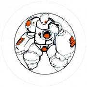 Badge 25mm Robot