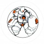 BADGESAGOGO.FR - Badge 25mm Robot