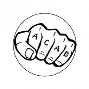 Badge 25mm ACAB tatoo