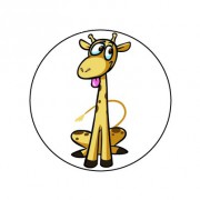 Badge 25mm Girafe