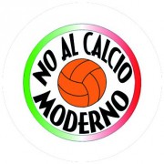 Badge 25mm No al calcio moderno