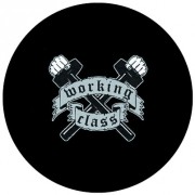 Badge 25mm Working class marteaux