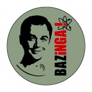 Badge Bazinga 25 mm