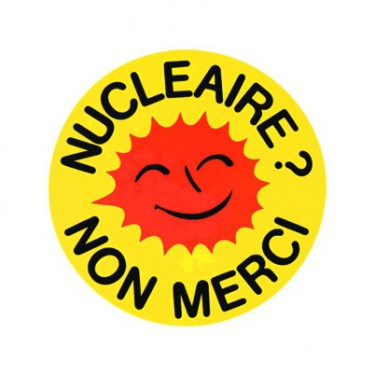 Badge 25mm Nucléaire non merci