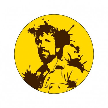 Badge Chuck Norris 38 mm