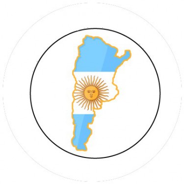 BADGESAGOGO.FR - Badge 25mm ARGENTINE