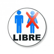 Badge libre 25 mm