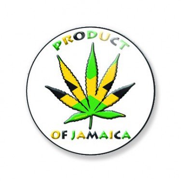 Badge product of jamaica 38 mm