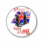 Badge punks not dead 25 mm