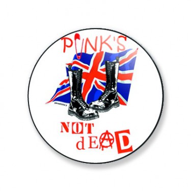 Badge punks not dead 38 mm
