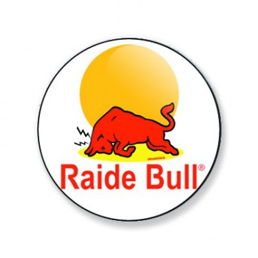 Badge raide bull 38 mm