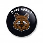 Badge ours addict 25 mm