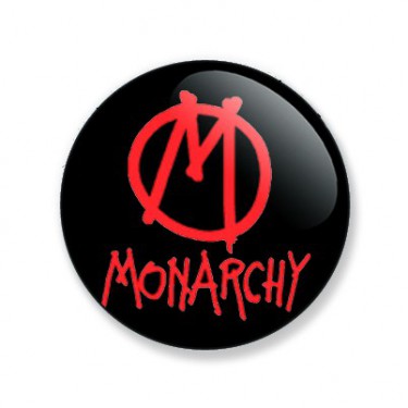 Badge 25mm Monarchy