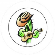 Badge 25mm Cactus