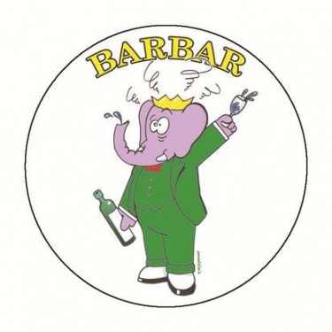 Badge barbar 59 mm