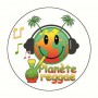 Badge planete reggae 59 mm