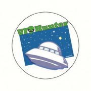 Badge UFO HUNTER 38 mm