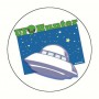 Badge UFO HUNTER 59 mm