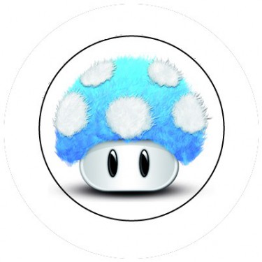 BADGESAGOGO.FR - Badge 25mm Champignon