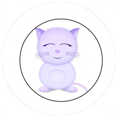 BADGESAGOGO.FR - Badge 25mm Chat