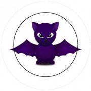 Badge 25mm Chauve souris